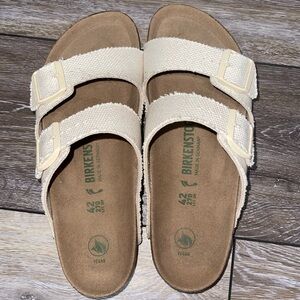 Birkenstock Beige Double Strap Sandals